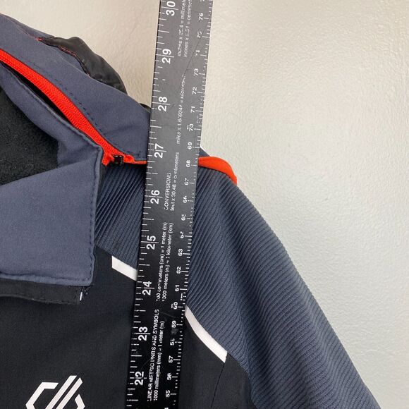 Dare2B ski jacket men's m orange long sleeve‎ detachable hood STAINED - Picture 9 of 10